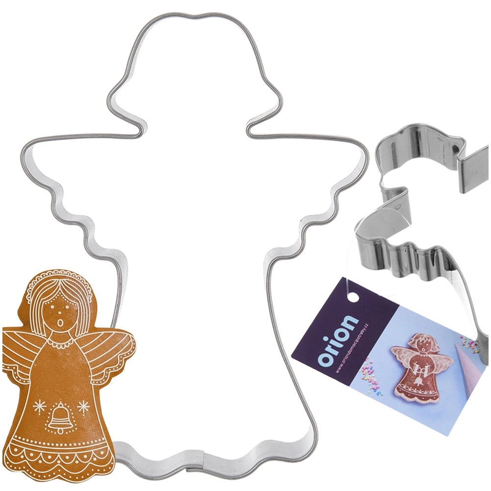 Angel Cookie Cutter, Stainless Steel, 8 cm