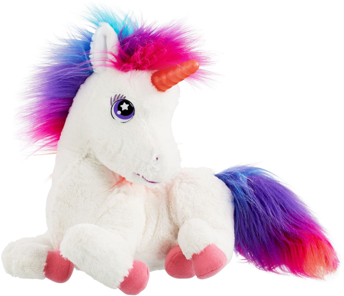 Animagic Rainbow My Glowing Unicorn Plush