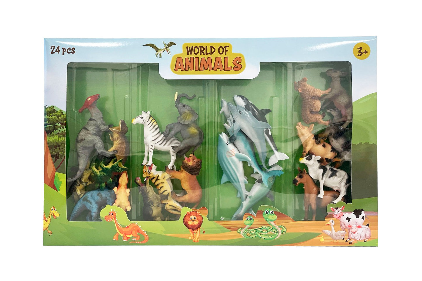 Animal Playset 24 Pcs