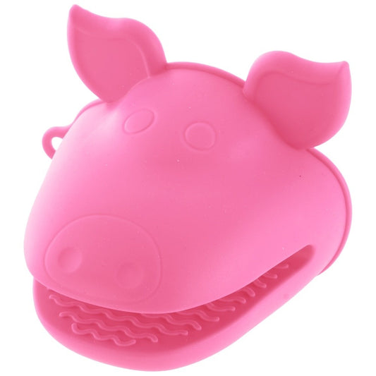 Animal shaped pot mitt: Protects hands, dishwasher safe