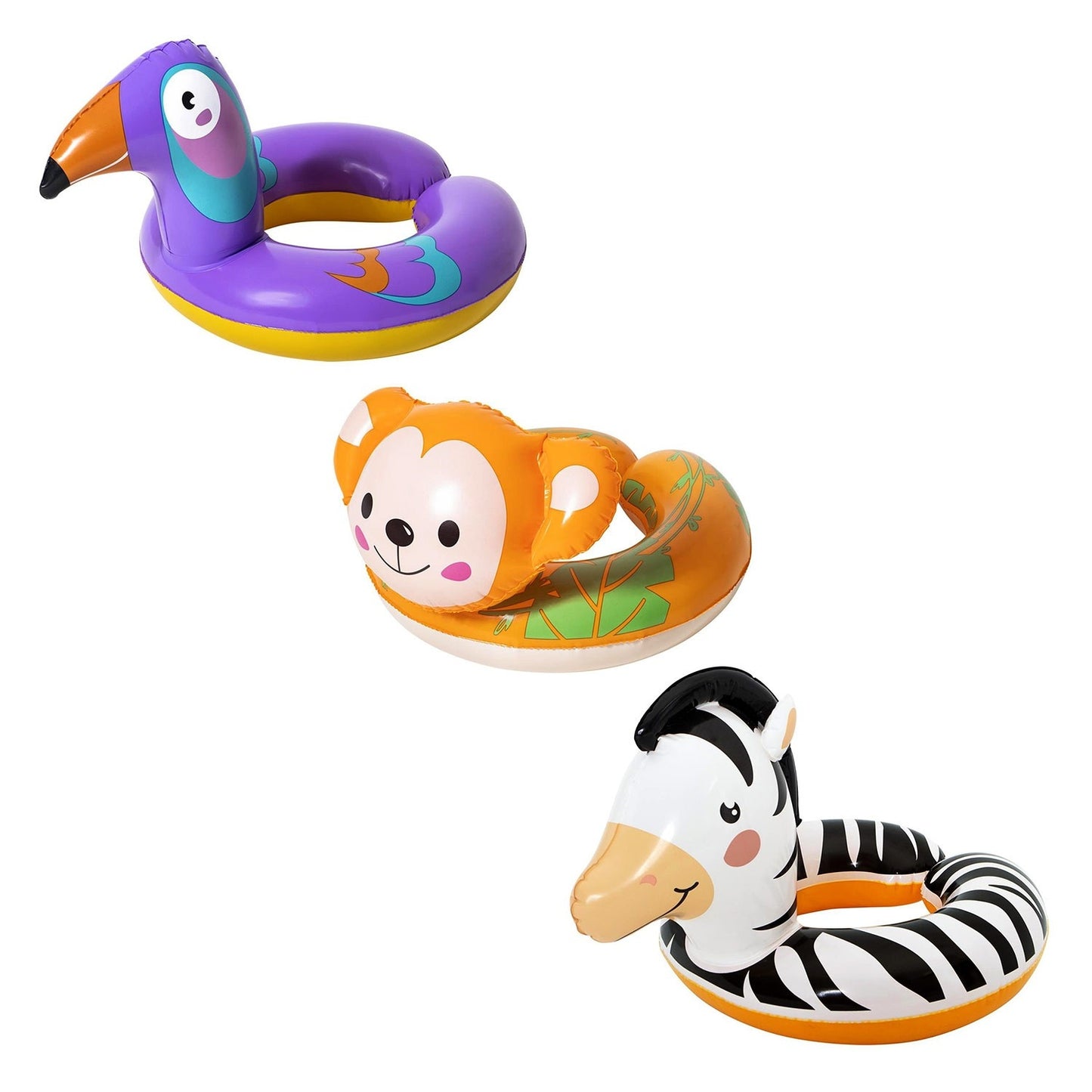 Animals swimming rings 36112 zebra