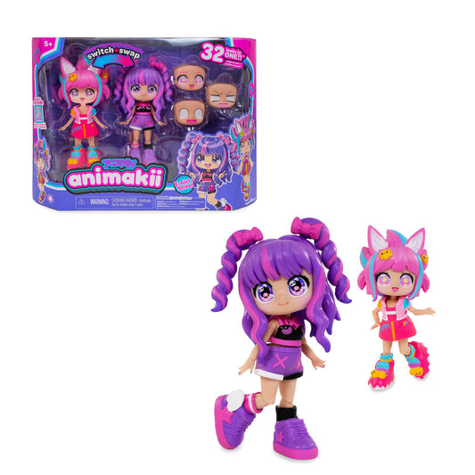 Anime-Inspired Doll Set with Outfits & Accessories