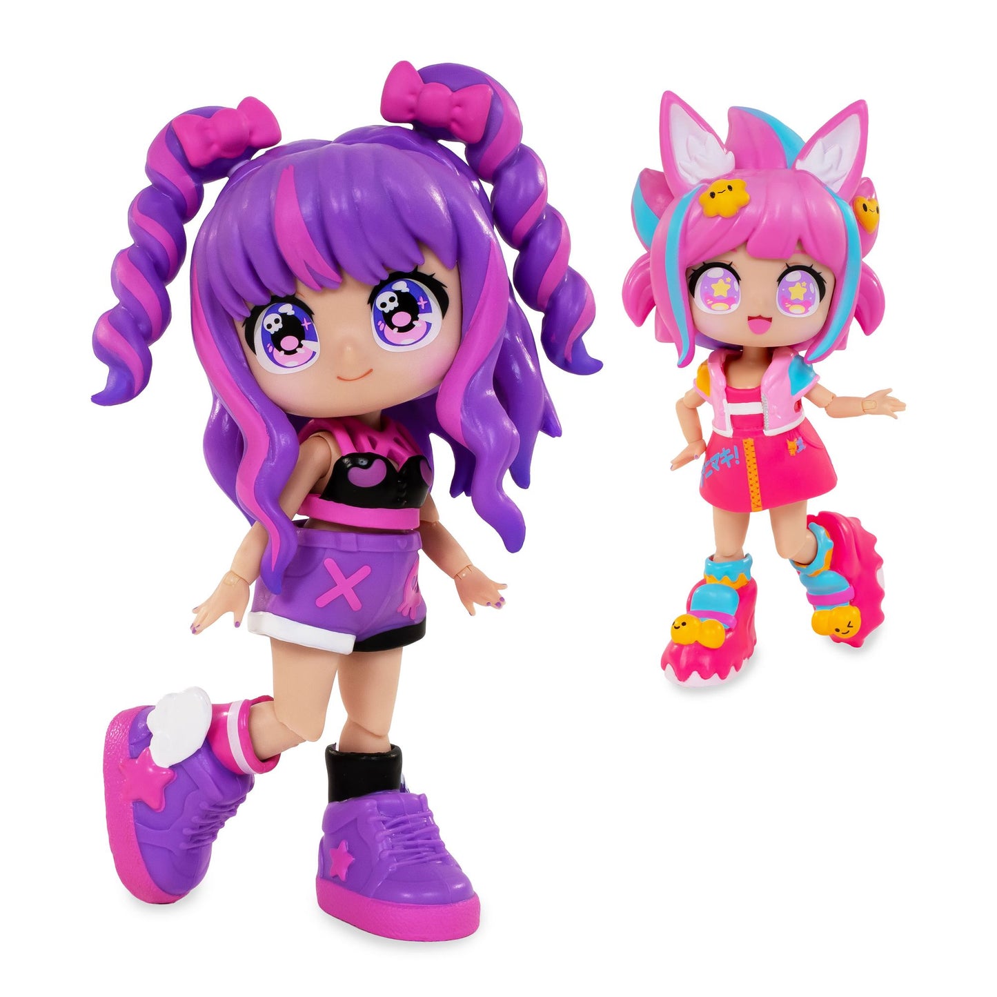 Anime-Inspired Doll Set with Outfits & Accessories