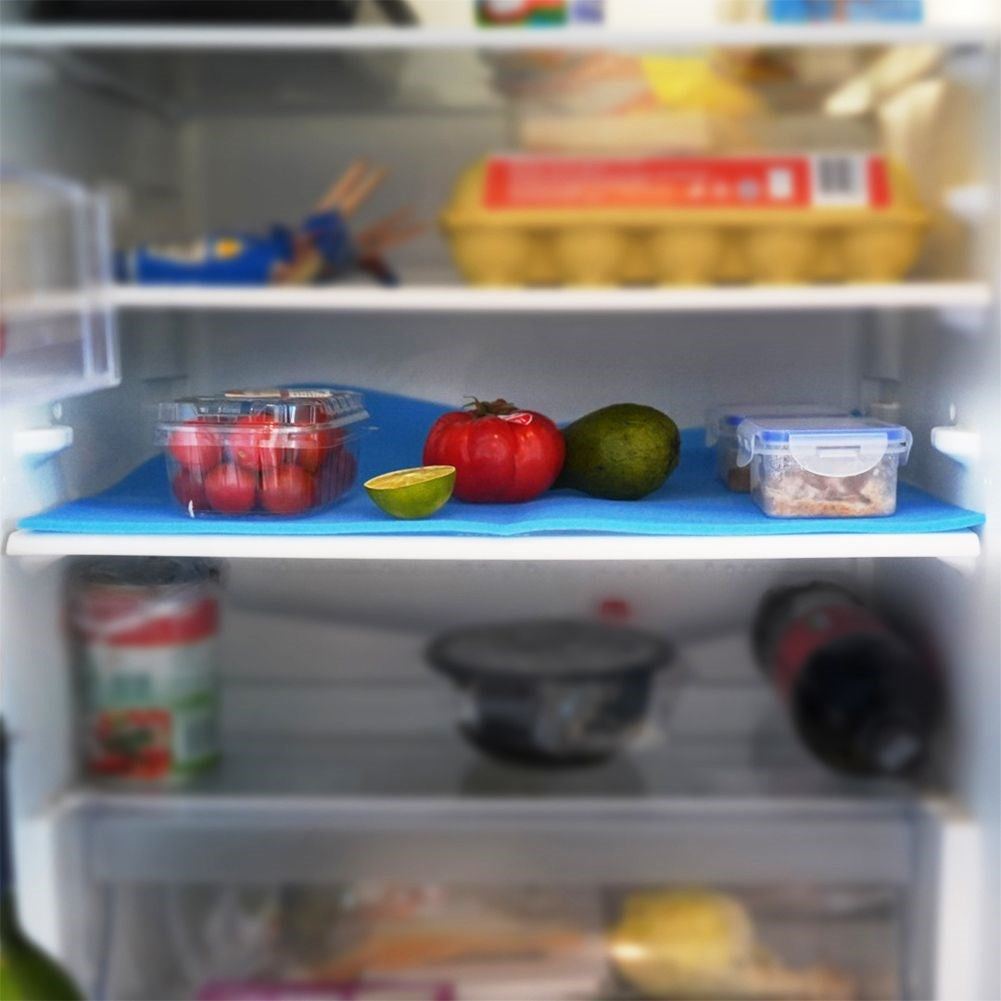 Antibacterial fridge mat for fresher food for longer