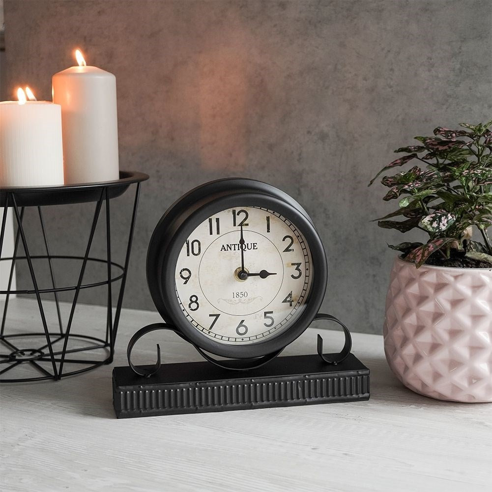 Antique adjustable clock for table and dresser - unique decoration