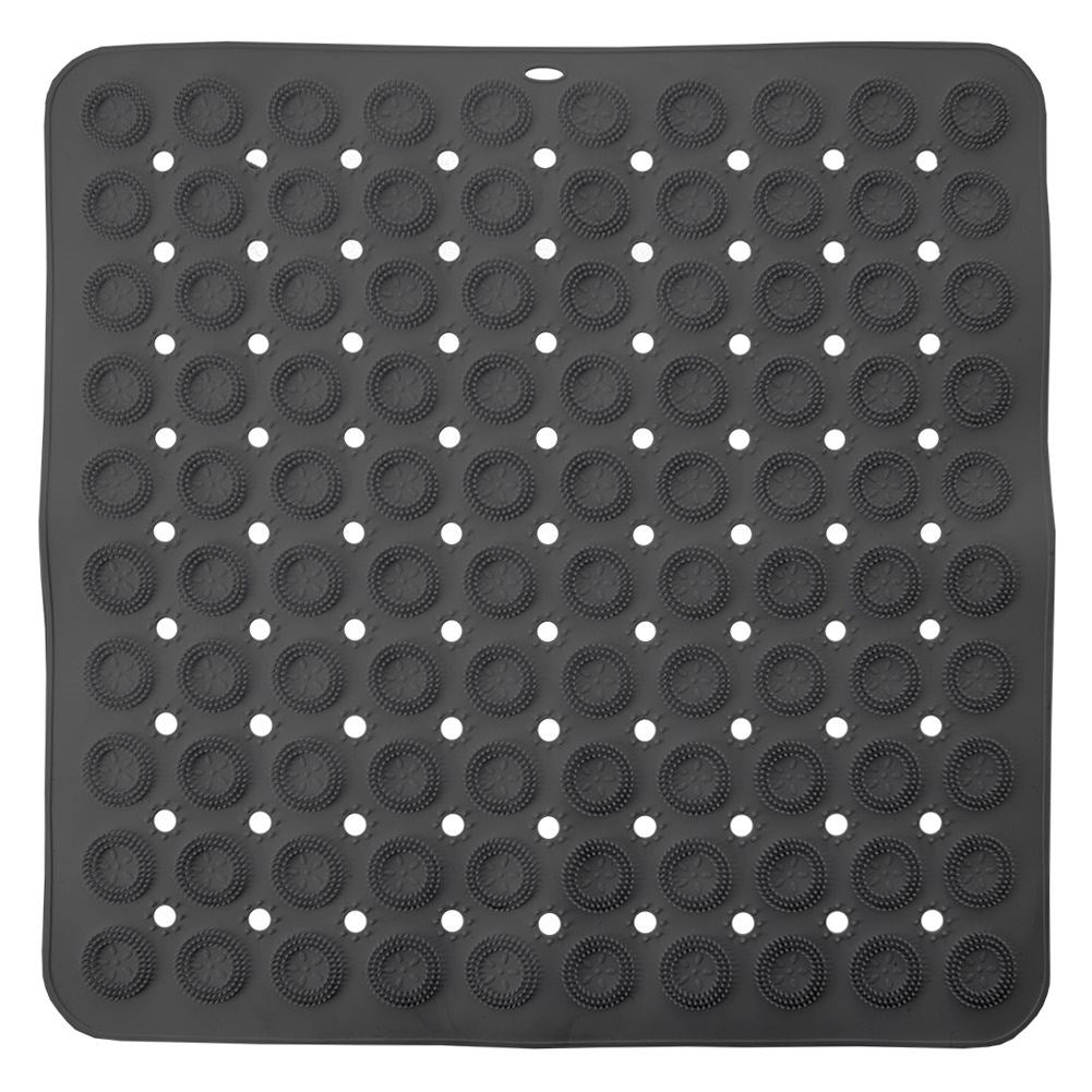 Anti-slip mat with massaging knobs for a safe shower/bath