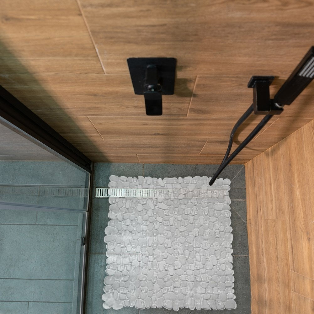 Anti-slip mat with suction cups for shower and bath safety