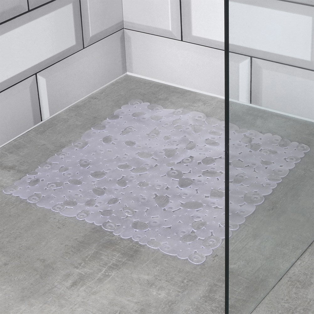 Anti-slip mat with suction cups for shower and bath safety