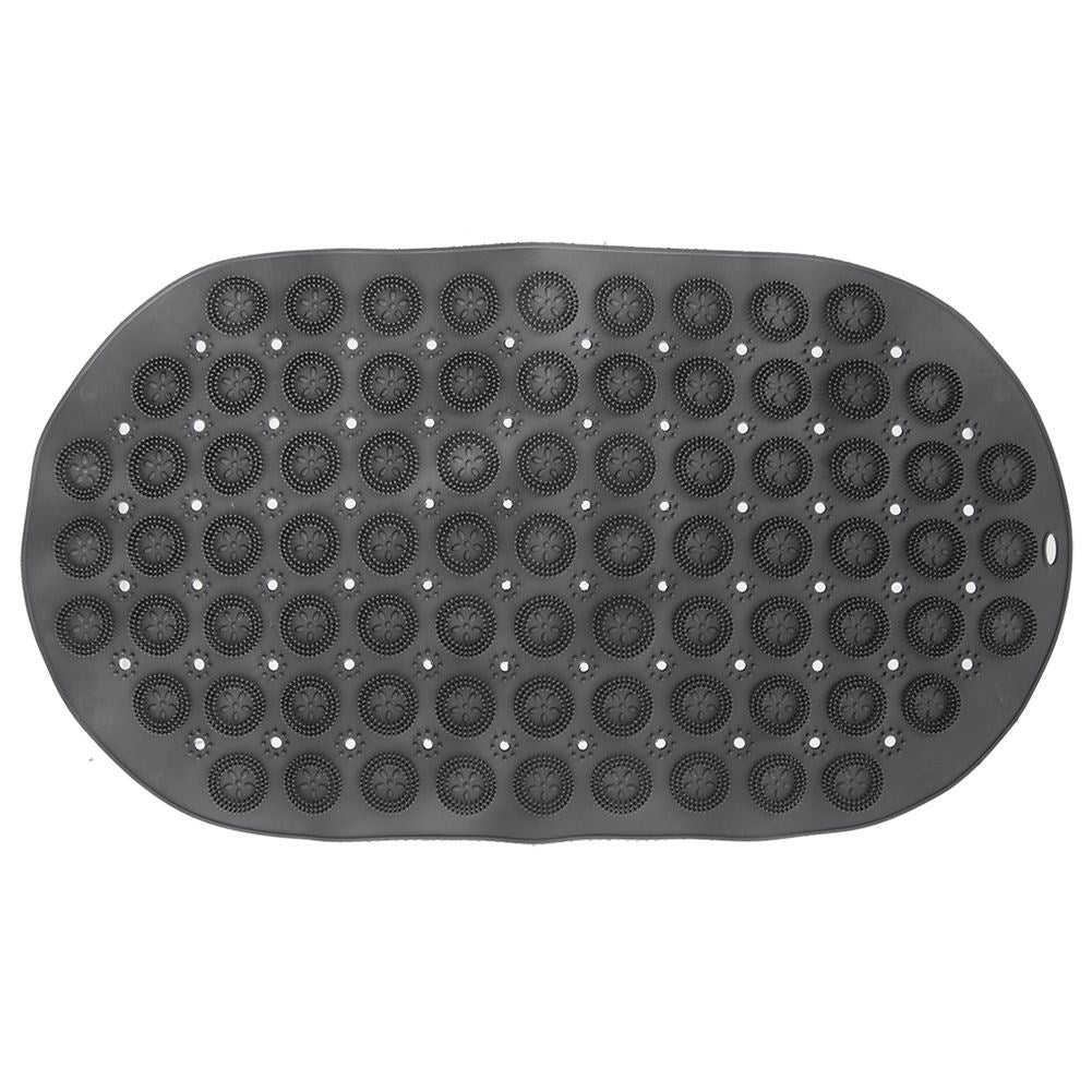 Anti-slip shower mat with massaging nubs