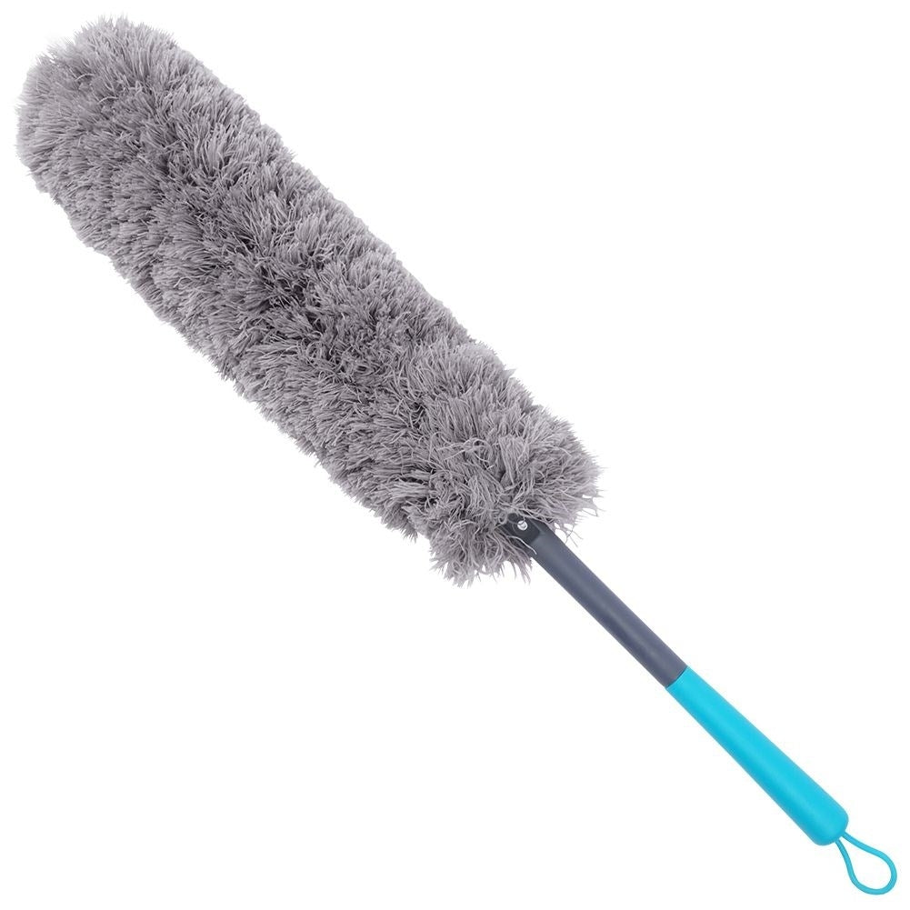 Antistatic dusting brush with microfiber hairAntistatic dusting brush with microfiber hair. With this brush, you can quickly and easily get rid of dust, even in hard-to-reach places.