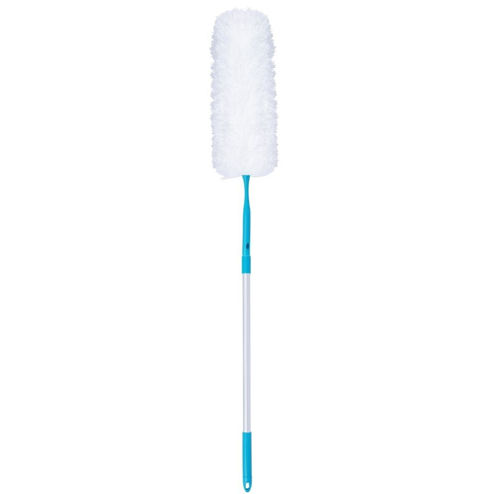 Antistatic telescopic handle dust brush for hard to reach places