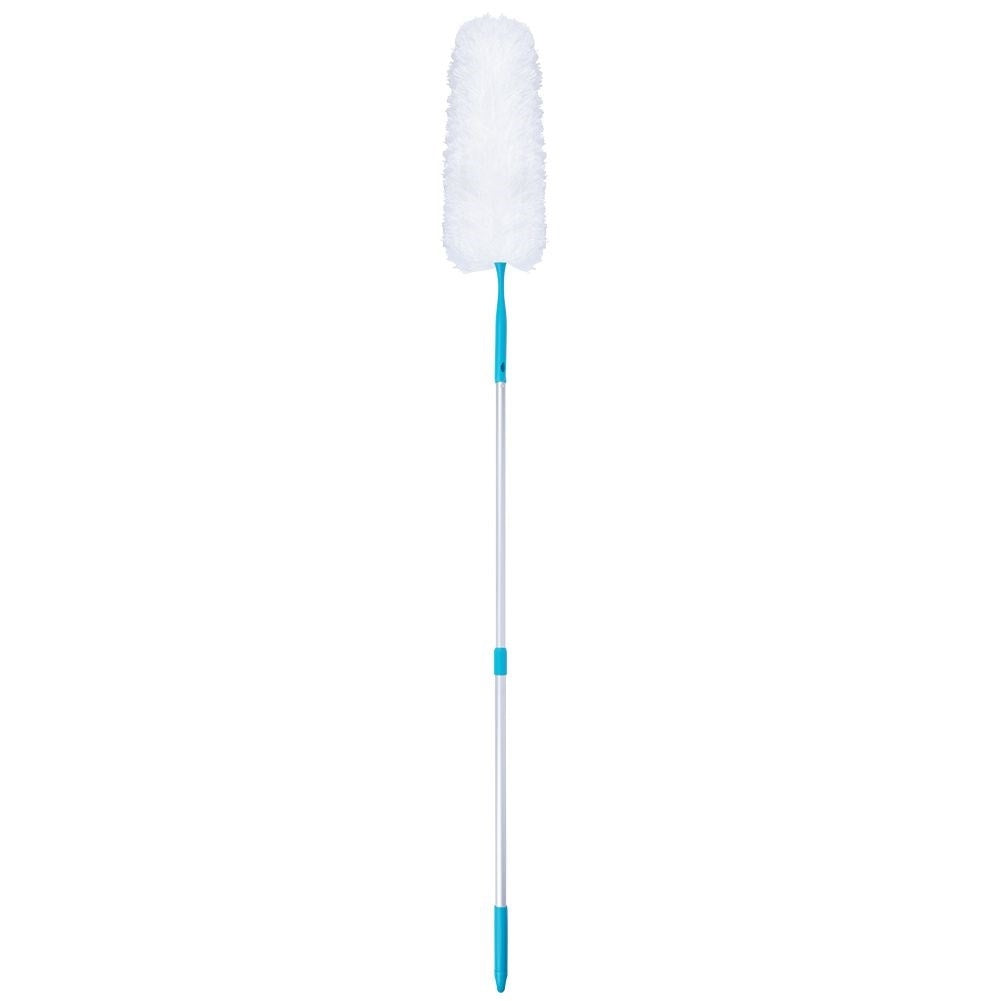 Antistatic telescopic handle dust brush for hard to reach places