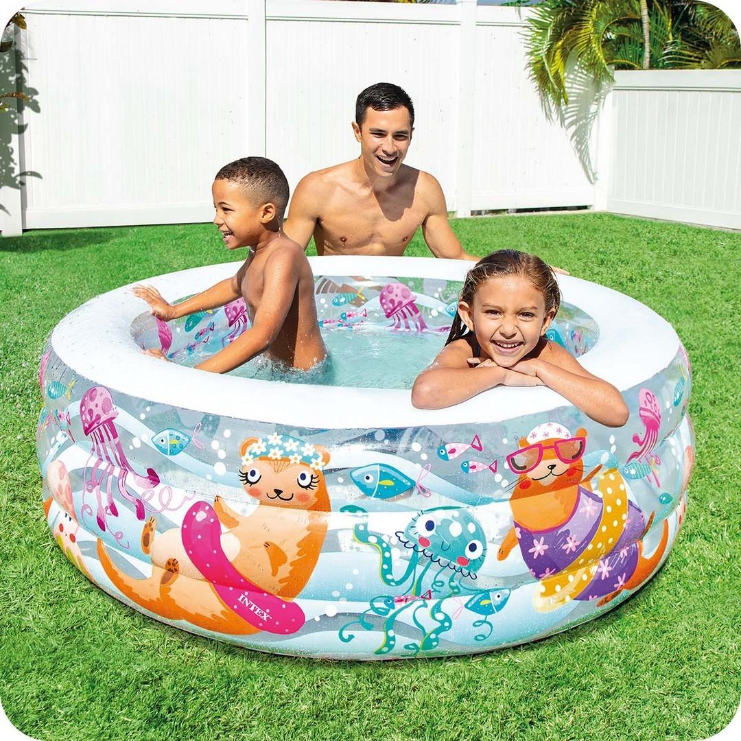 Aquarium inflatable pool 152 x 56 cm INTEX 58480