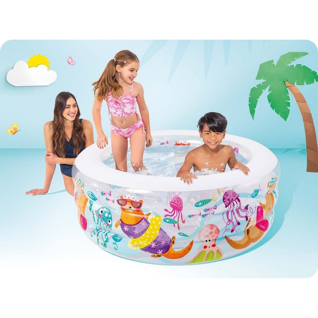 Aquarium inflatable pool 152 x 56 cm INTEX 58480