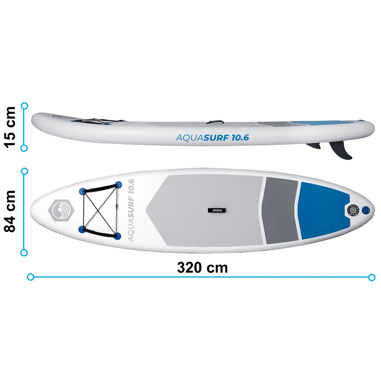 Aquasurf SUP board 320 x 84 x 15 cm Neo-Sport 170200