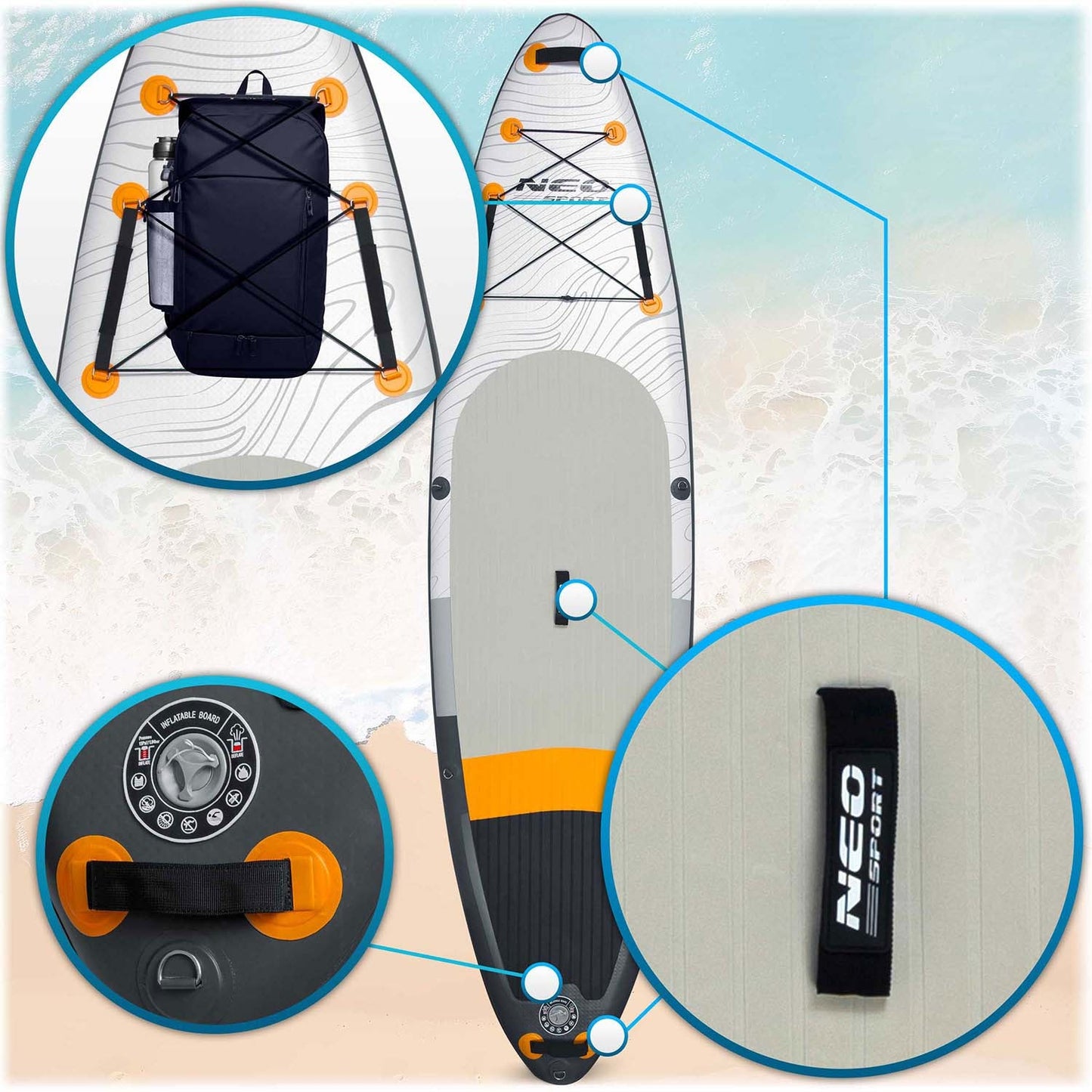 Aquasurf SUP board 320 x 84 x 15 cm Neo-Sport 170201