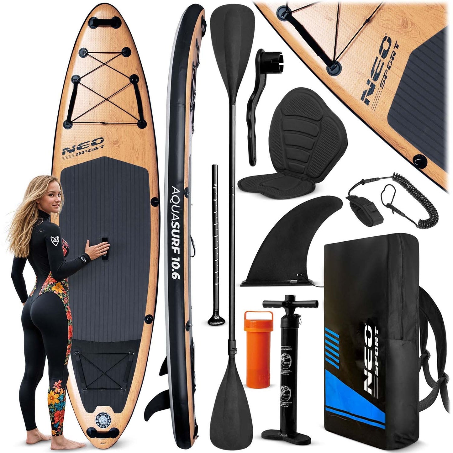 Aquasurf SUP board 320 x 84 x 15 cm Neo-Sport 170202