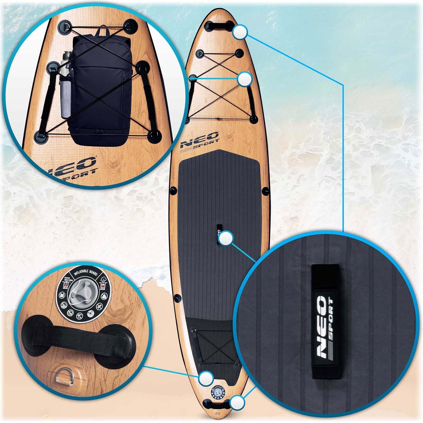 Aquasurf SUP board 320 x 84 x 15 cm Neo-Sport 170202
