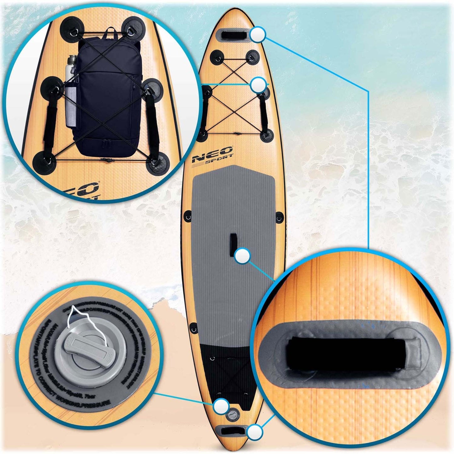 Aquasurf Sup Board 320 x 81 x 15 cm Neo-Sport 170002