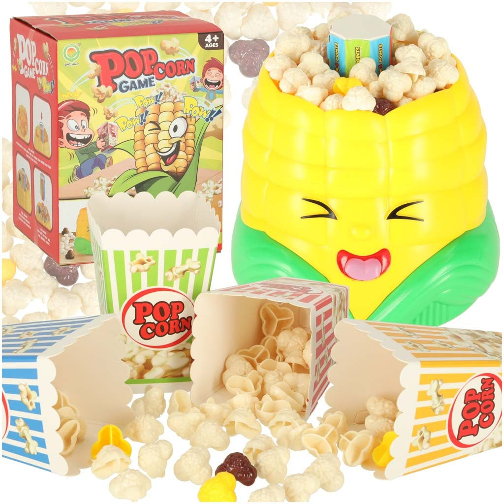 Arcade Game for 4 Players – Catch Popcorn Cups