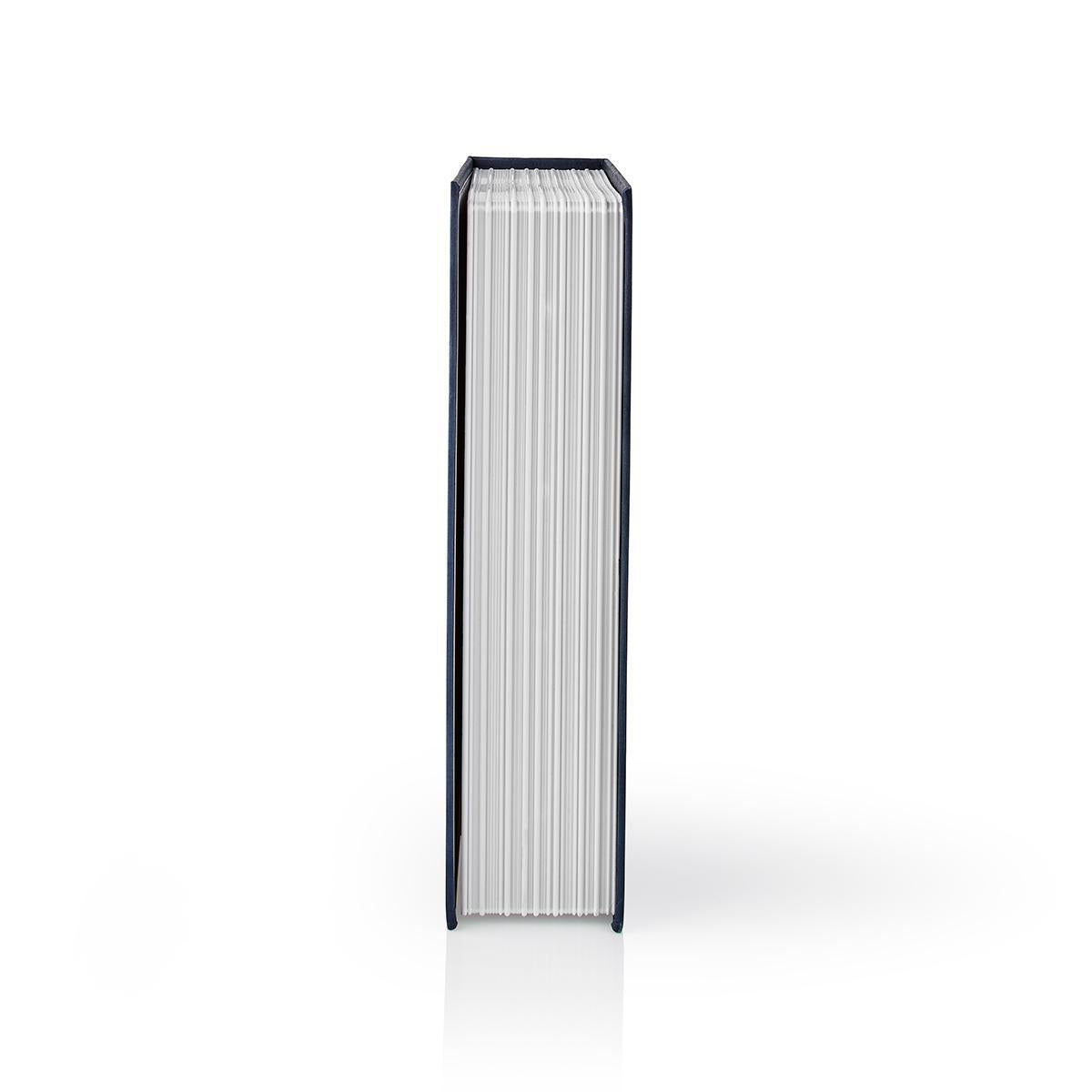 Arch | Book Safe | Keyhole | Indoor | Medium | internal volume: 1.6 l | 2 Keys Included | Blue / Silver