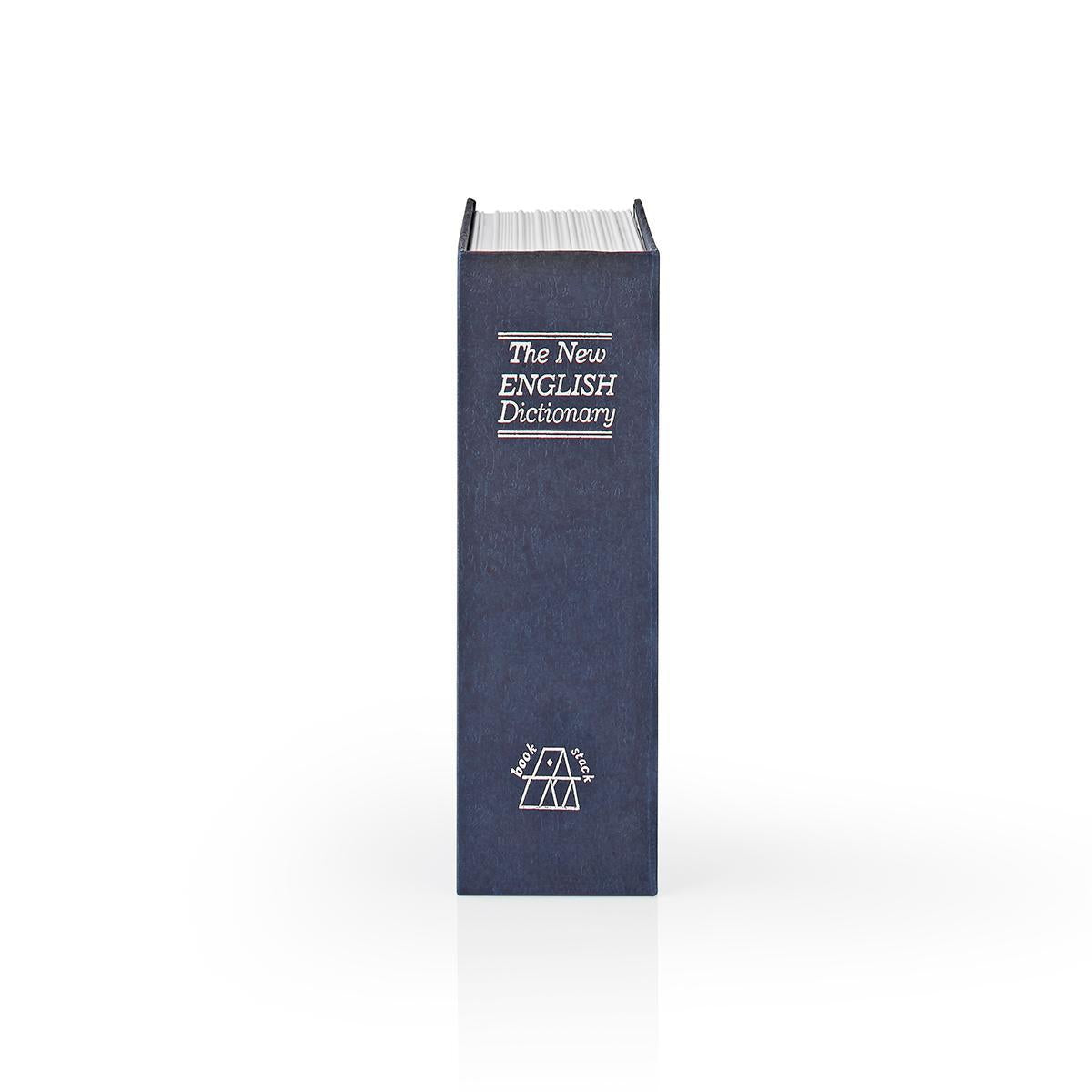 Arch | Book Safe | Keyhole | Indoor | Small | inner volume: 0.86 l | 2 Keys Included | Blue / Silver
