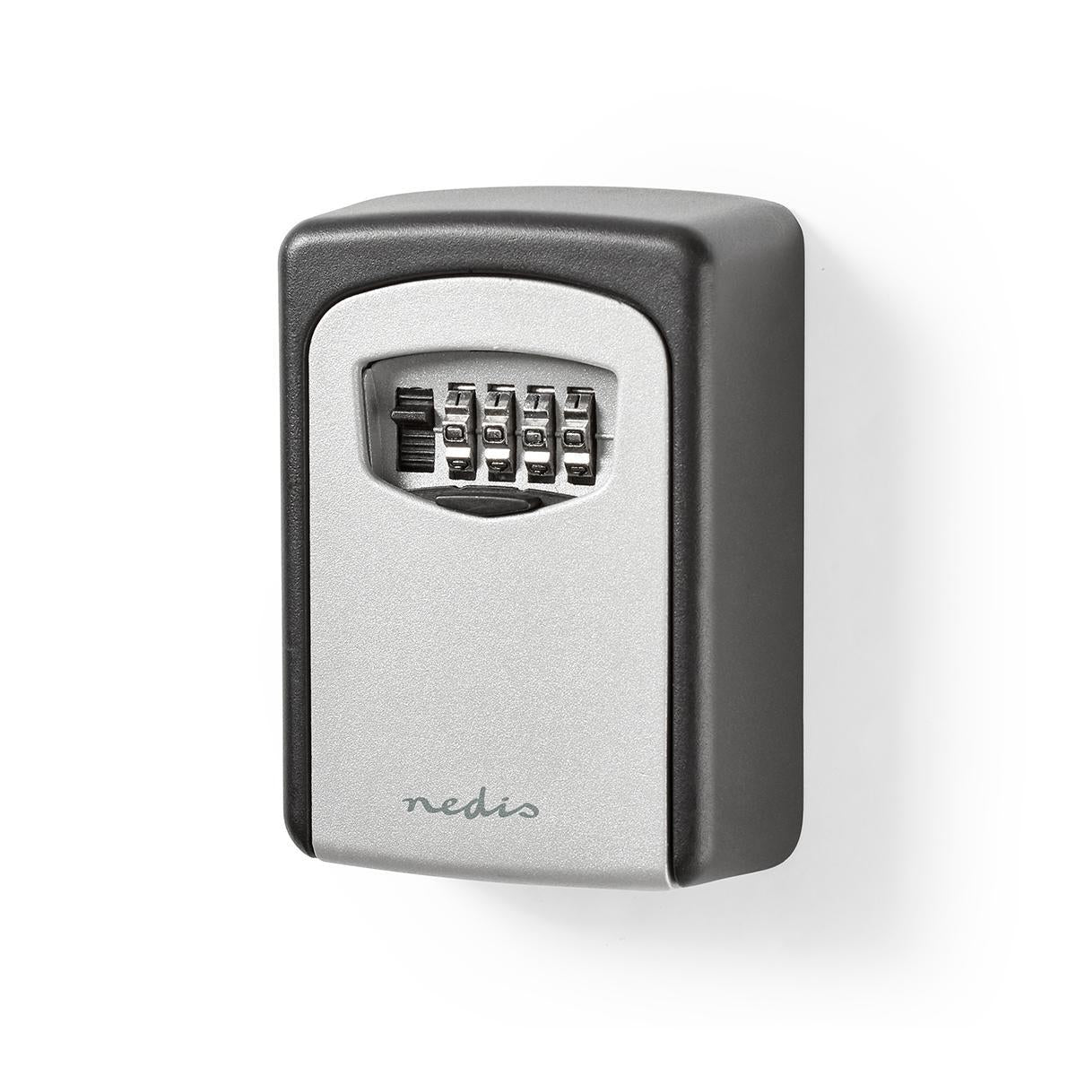 Arch | Key Safe | Combination Dial Lock | Indoors and outdoors | 2 Keys Included | Grey/Black