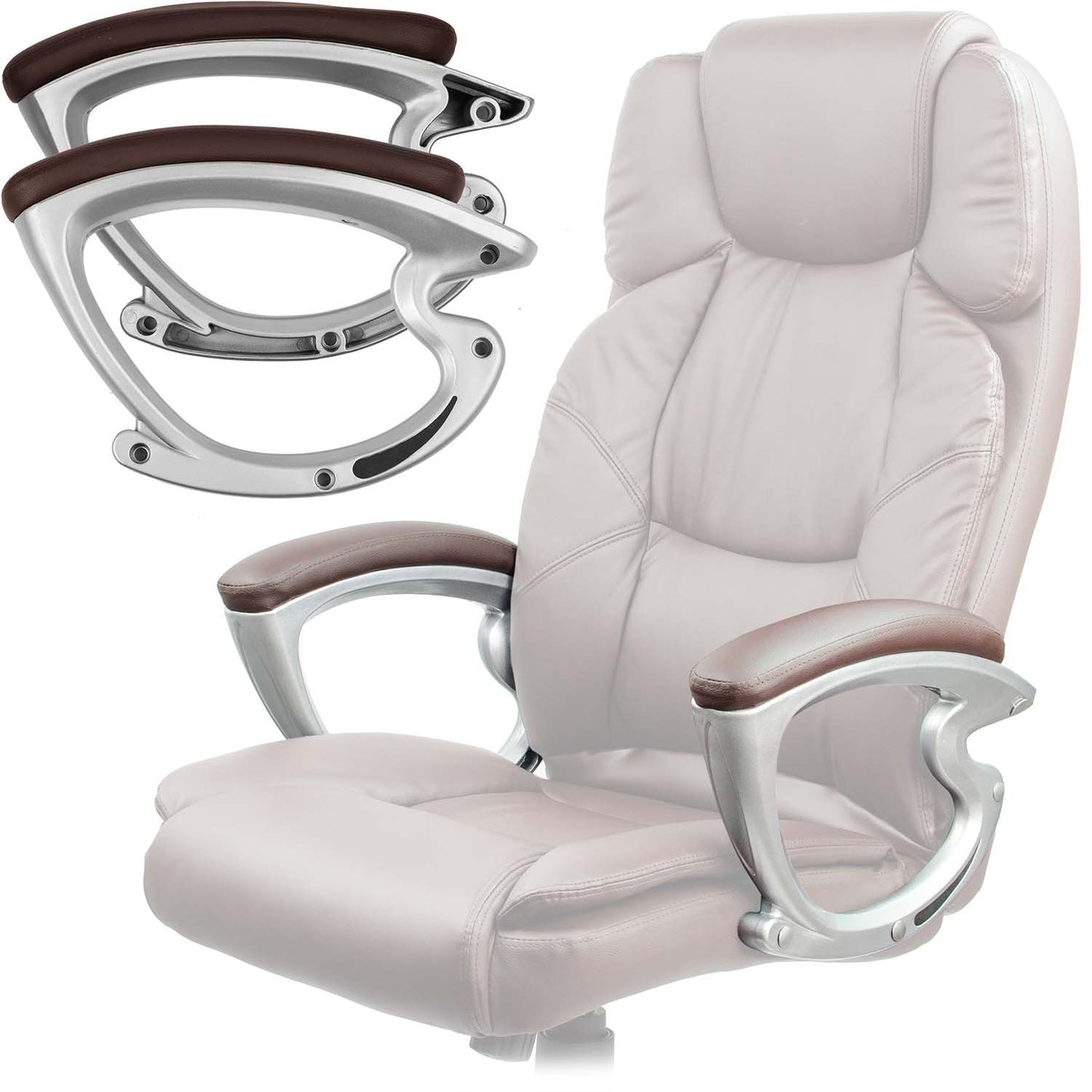 Armrest for chair 227, brown