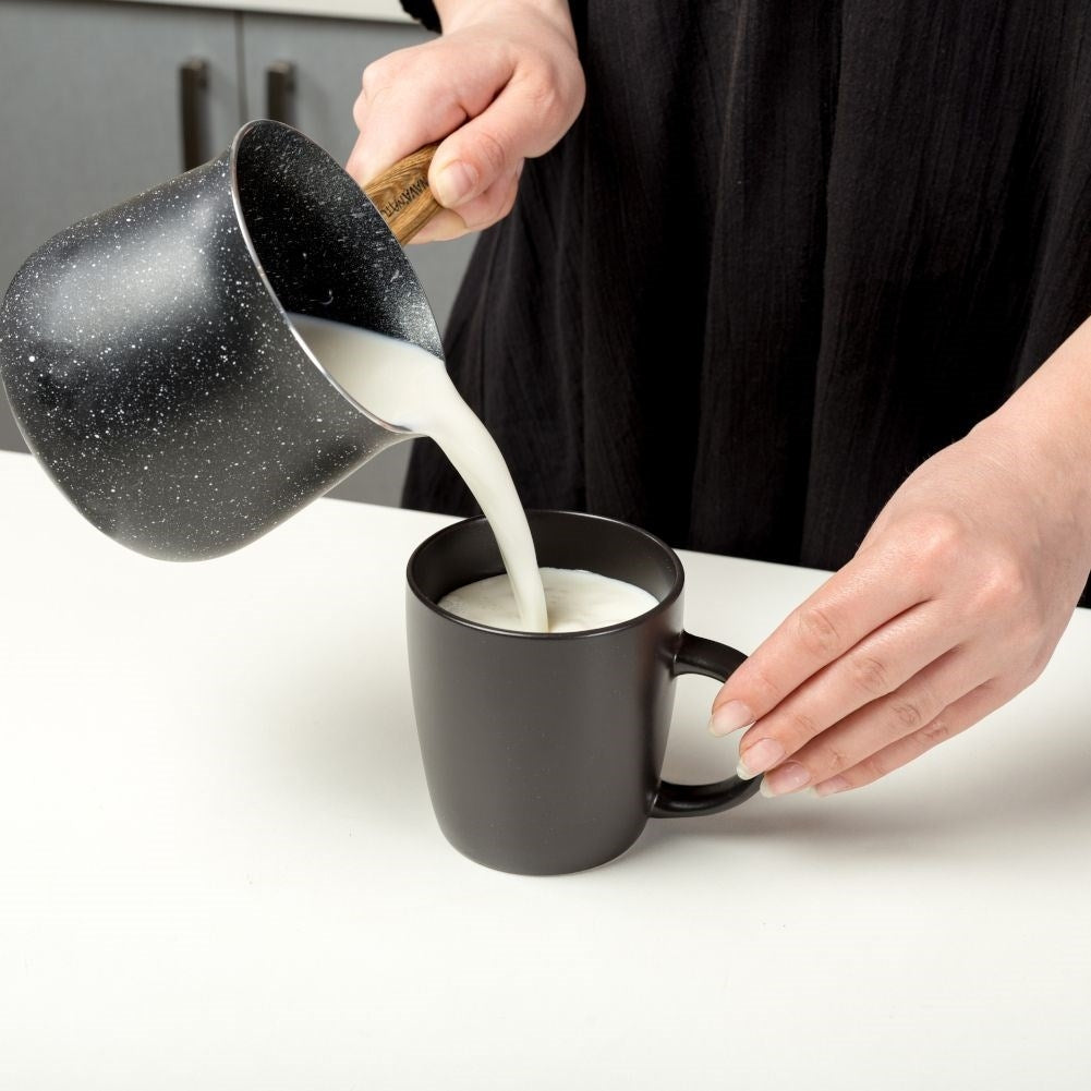 Aromatic Turkish coffee maker in non-stick granite