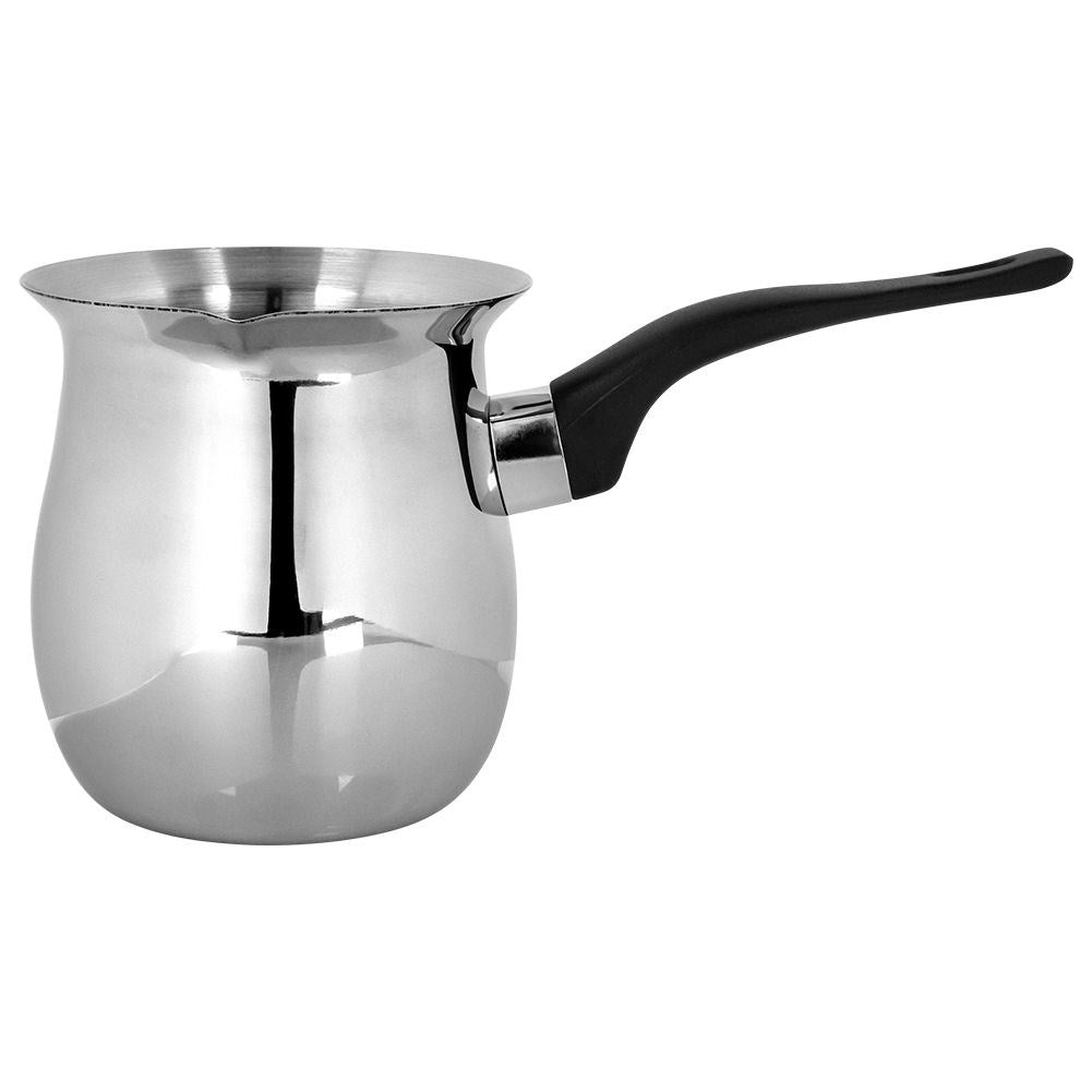 Aromatic Turkish coffee with durable stainless steel tygiel