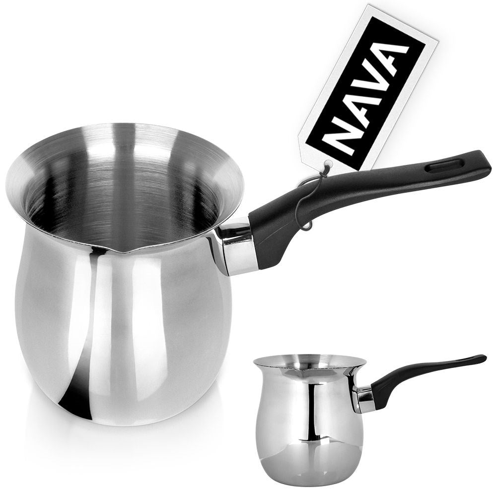Aromatic Turkish coffee with durable stainless steel tygiel