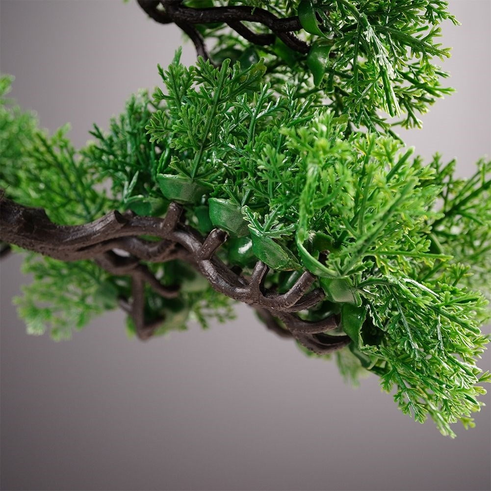 Artificial Bonsai in Black Pot - Realistic and Maintenance Free