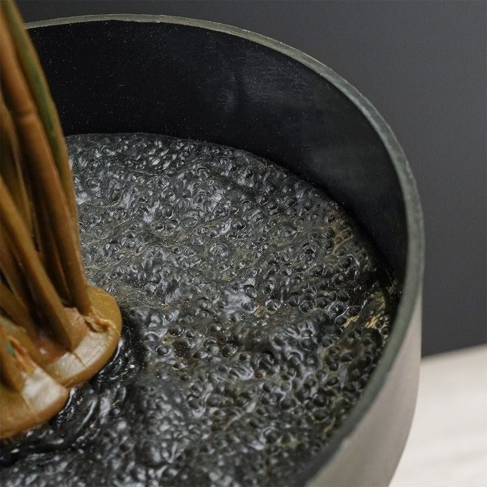 Artificial Pilea in Black Pot - Realistic & Care Free