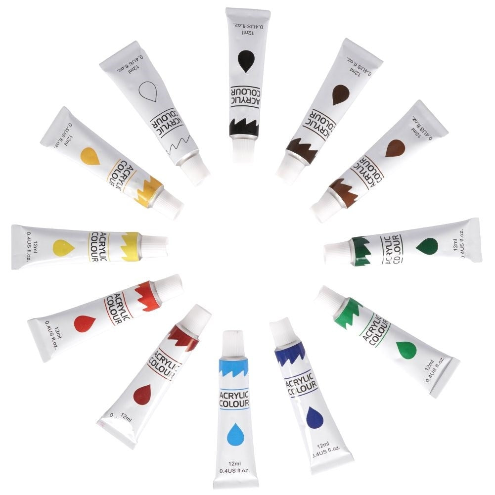 Artist's kit: Canvases, acrylic paints and accessories