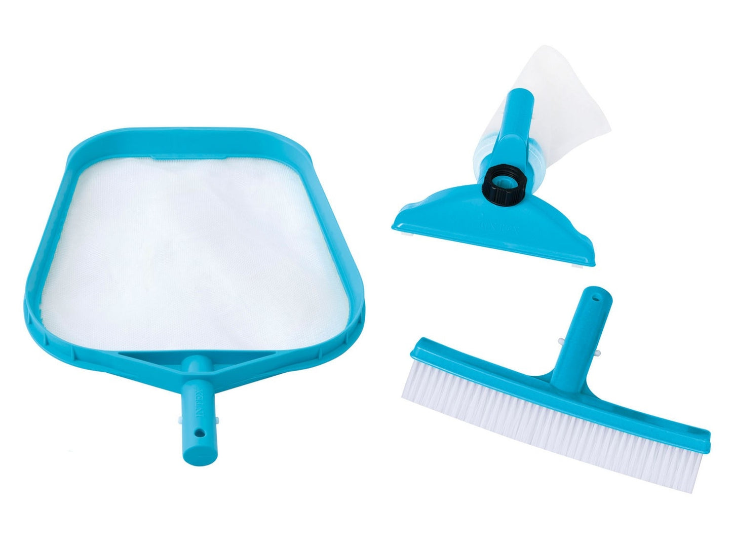A set of cleaning accessories - net, brush, INTEX 29056 vacuum cleaner