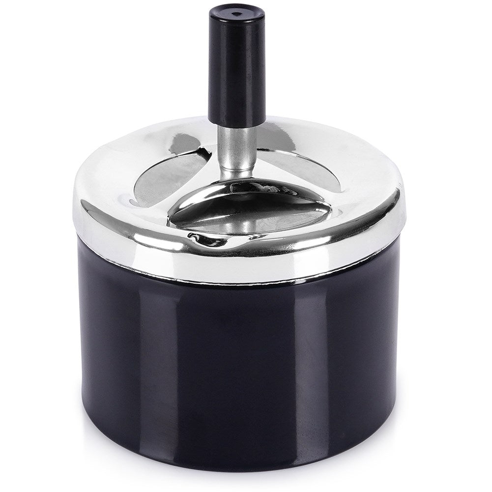Ashtray with lid - Hides cigarette residue and smell