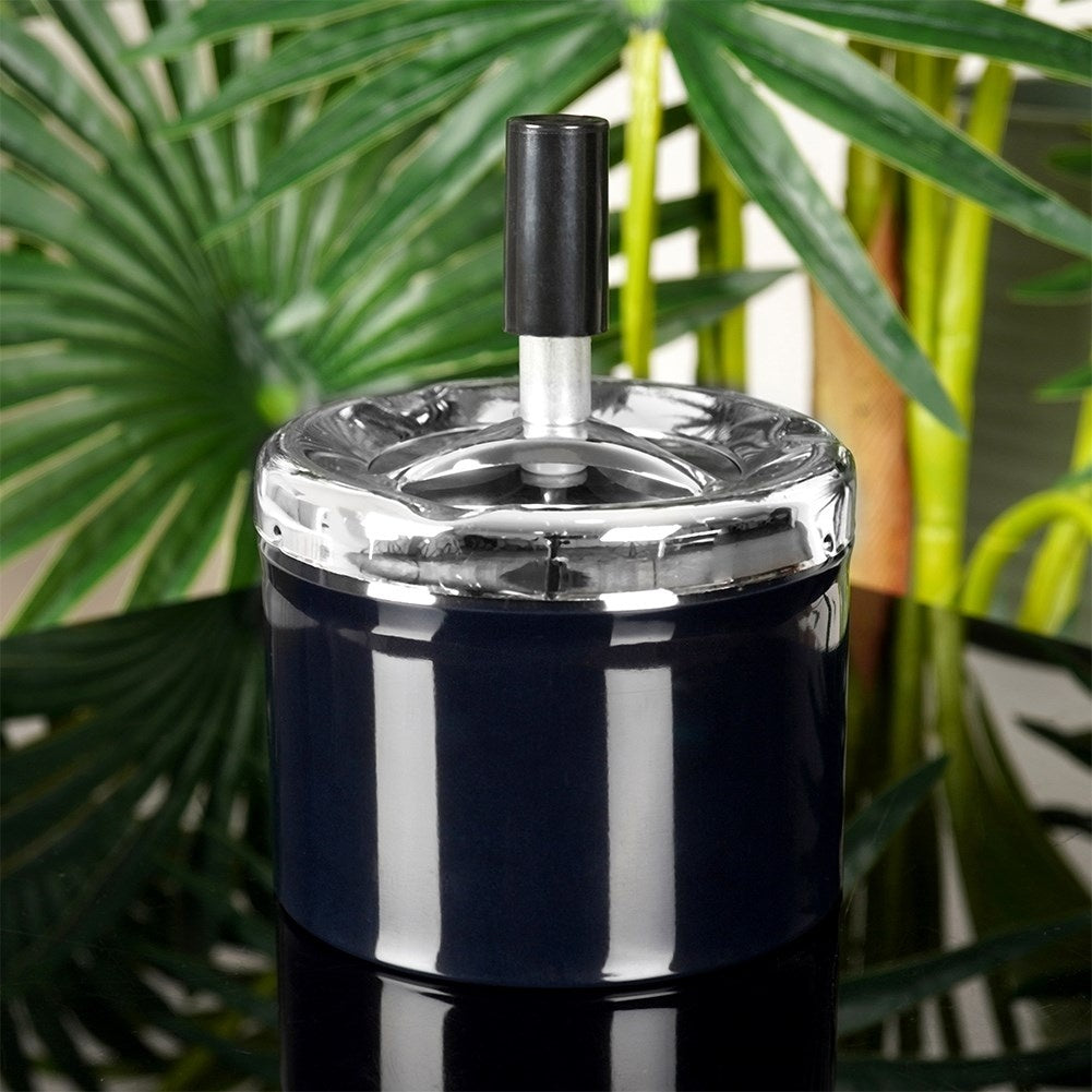 Ashtray with lid - Hides cigarette residue and smell