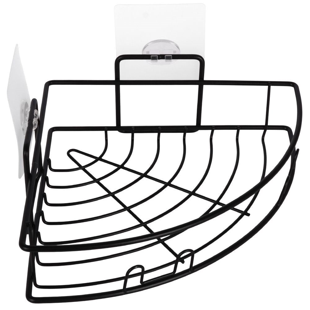 Assembly-free bathroom shelves with strong tape