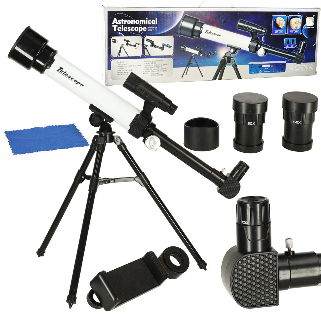 Astronomical telescope educational telescope for children on a tripod