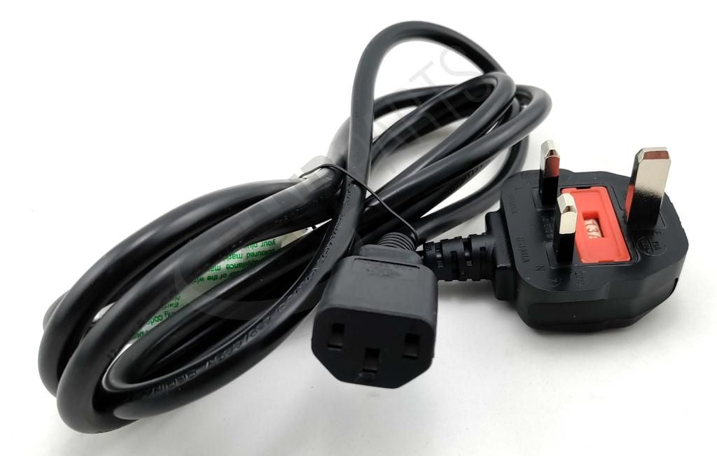Asus AC Power Cord UK/3P/3C, Black