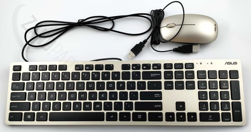 Asus AIO/ZEN/Keyboard+Mouse USB/GOLD US-International English