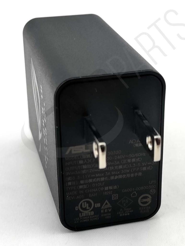 Asus Adapter 30W 5V/3A 2-Pin Black Type C US Type