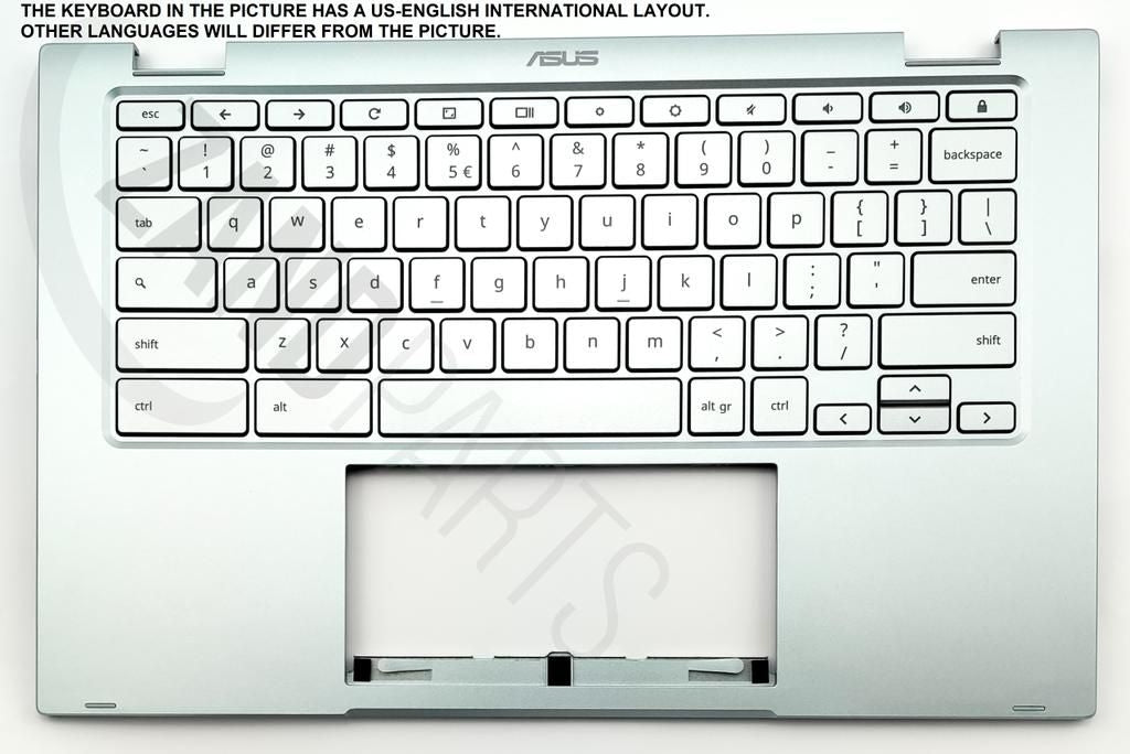 Asus C433TA-1A Keyboard (UK-English) Module/AS (Backlight)