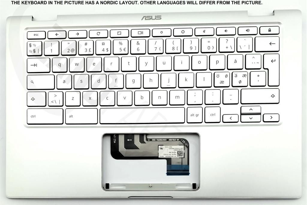 Asus C434TA-1A Keyboard (FRENCH) Module/AS (BACKLIGHT)
