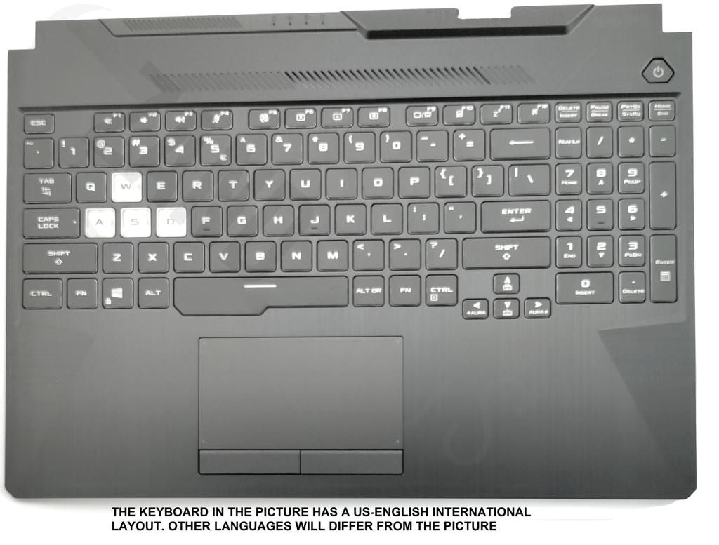 Asus FA506IV-1A Keyboard (French) Module/AS (RGB Backlight & Touchpad)