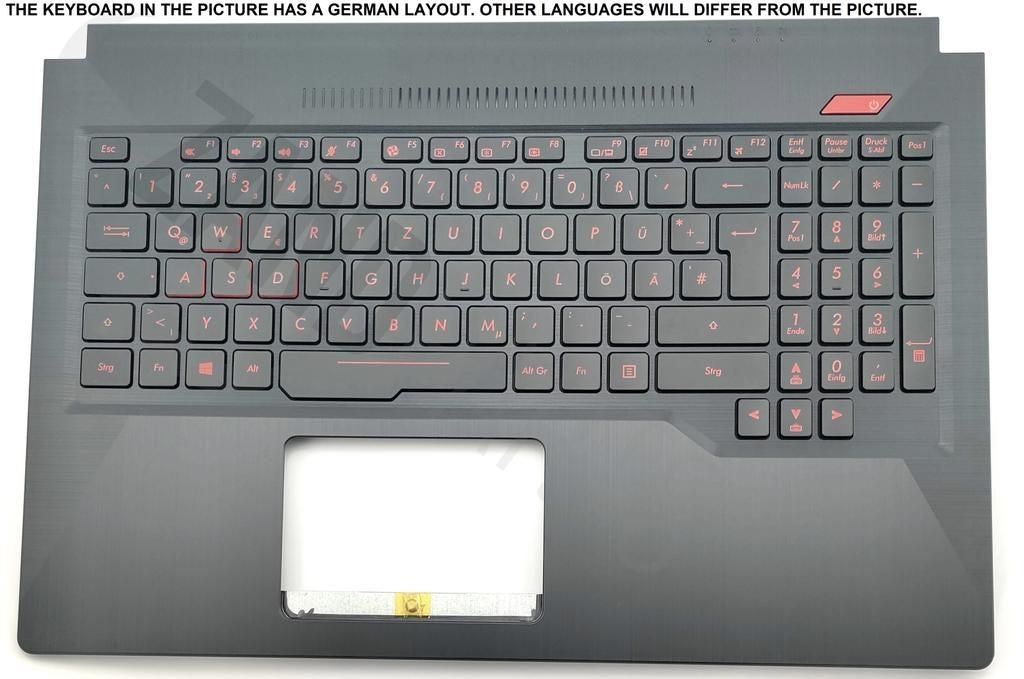 Asus FX503VM-2C Keyboard (GERMAN) Module/AS (BACKLIGHT)