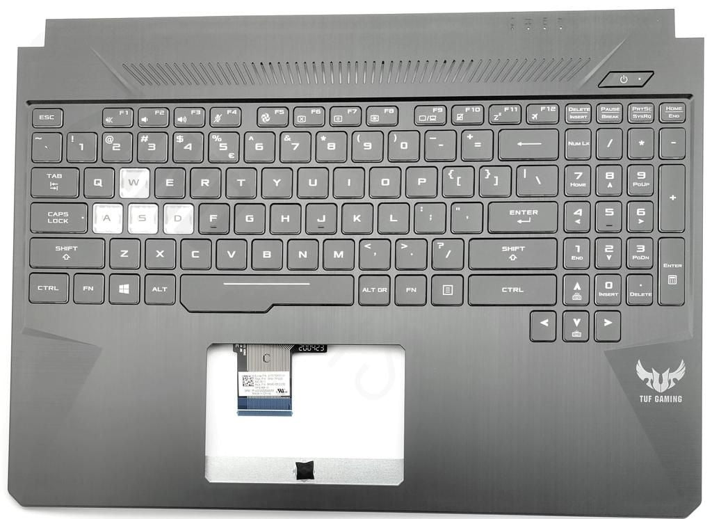 Asus FX505DY-1A Keyboard (US-English International) Module/AS (with Mylar) 2FIN