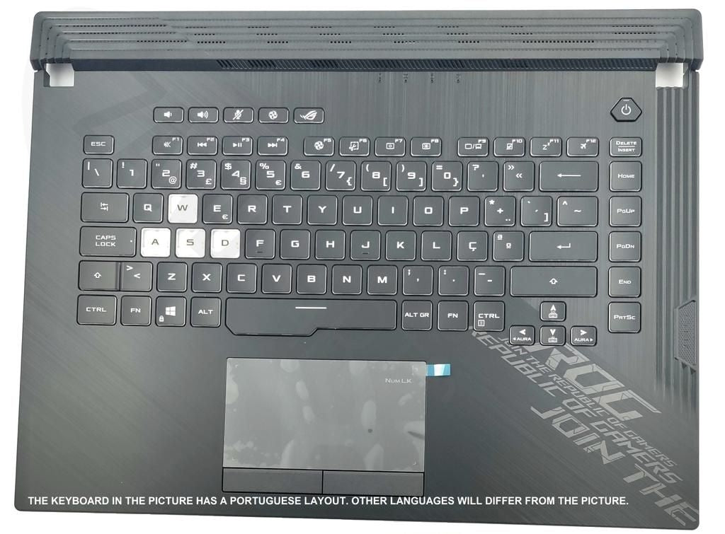 Asus G512LWS-1C Keyboard (Portuguese) Module (Backlight, RGB 1-Zone) X50 Lightin