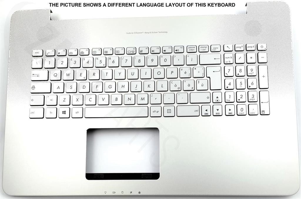Asus N752VX-1A Keyboard (Belgian) Module/AS (Backlight)