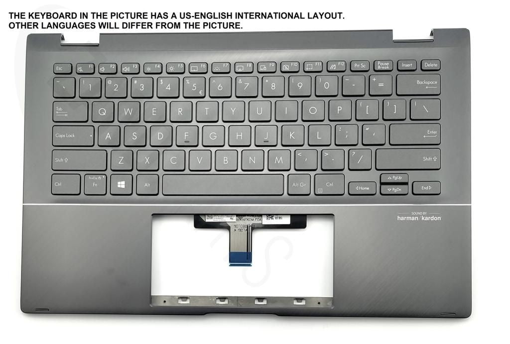 Asus UX463FL-2G Keyboard Module (US-English International, Backlit, Screen Pad)